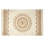 Set de table rectangulaire style oriental motif rosace 30x50cm