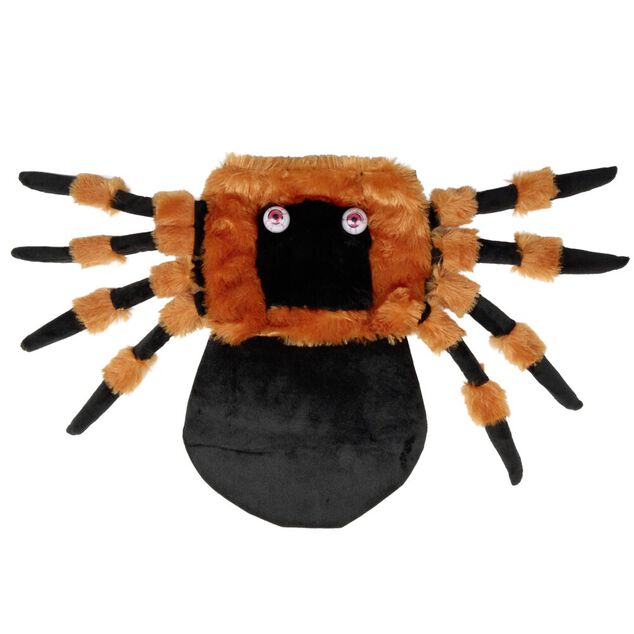 D&eacute;guisement chien Halloween araign&eacute;e orange et noir L/XL