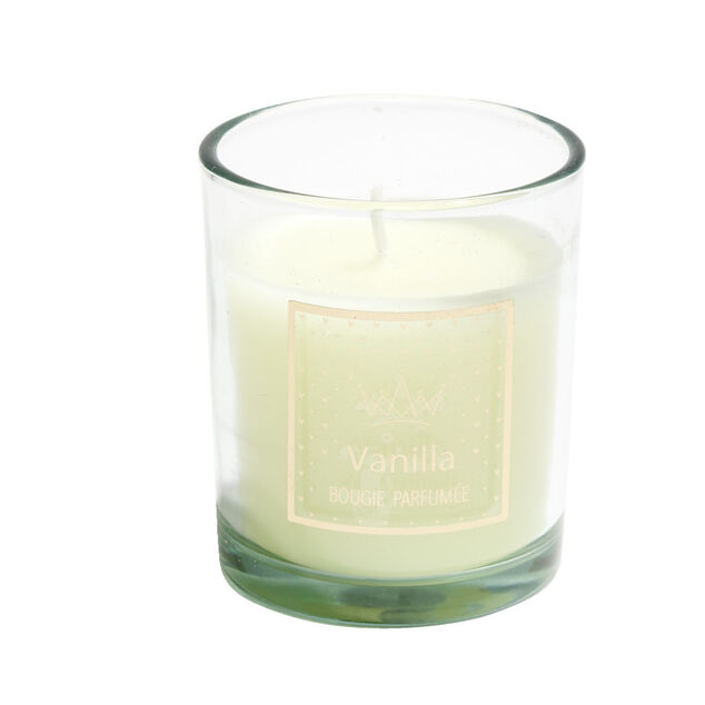 Bougie parfum&eacute;e 18H pot en verre - 3 mod&egrave;les