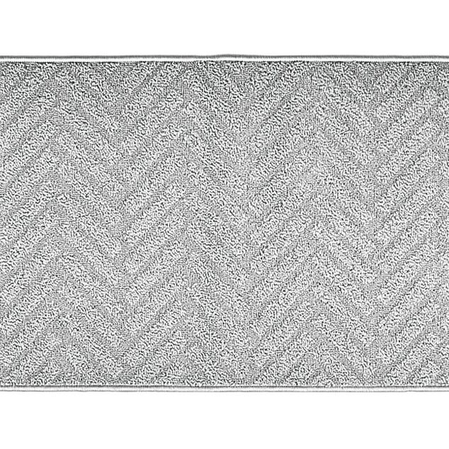 Tapis de cuisine XXL uni gris 57x180 cm