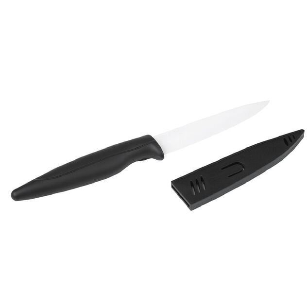 Couteau office lame c&eacute;ramique L.10 cm + &eacute;tui