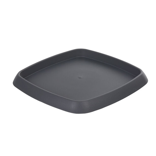Soucoupe carr&eacute;e pour pot Chorus 24,2 L anthracite