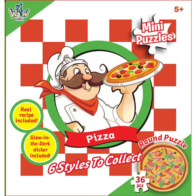 Puzzle rond pizza 36 pi&egrave;ces
