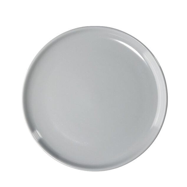 Assiette &agrave; dessert Oslo en gr&egrave;s gris &Oslash;20cm