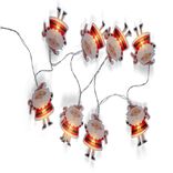 Guirlande lumineuse int&eacute;rieur 8LED P&egrave;re No&euml;l &agrave; piles 1,4m