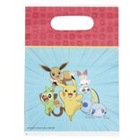 Sac cadeau x4 Pok&eacute;mon en papier 17xH25cm