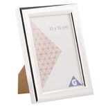 Cadre photo argenté 15x20cm pour photo 10x15cm