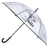 Parapluie imprimé la vie est belle