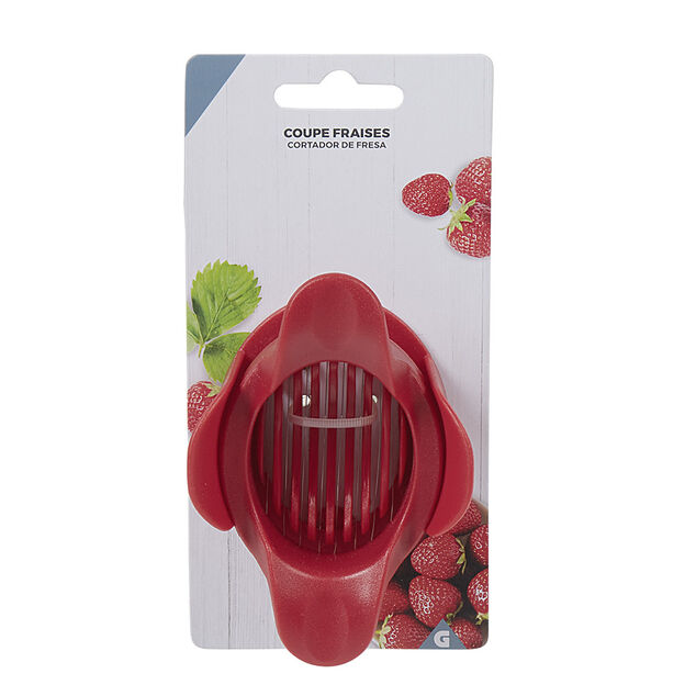 Coupe fraise lames inox acrylique rouge