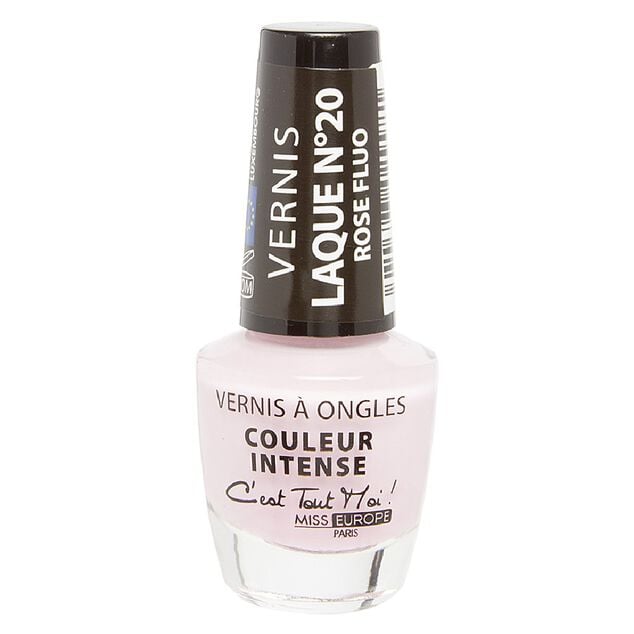 Vernis &agrave; ongles laqu&eacute; rose fluo n&deg;20