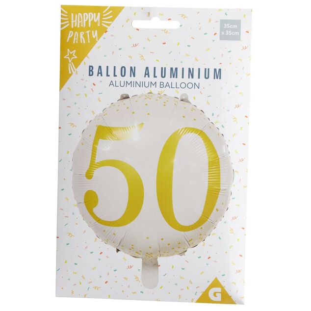 Ballon alu 50 ans &Oslash;46cm
