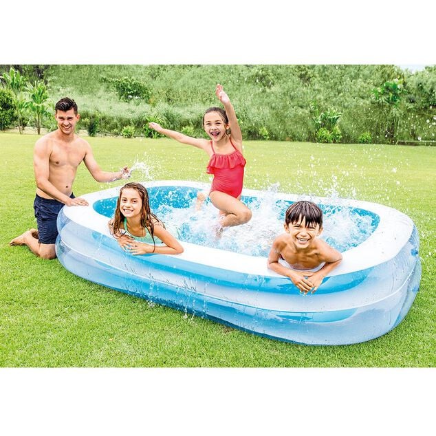 Piscinette gonflable rectangulaire Intex 175x262xH56cm