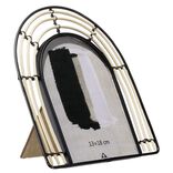 Cadre rotin marron 22x21cm