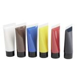 Tubes de peintures acrylique 6 couleurs primaires 6x20ml