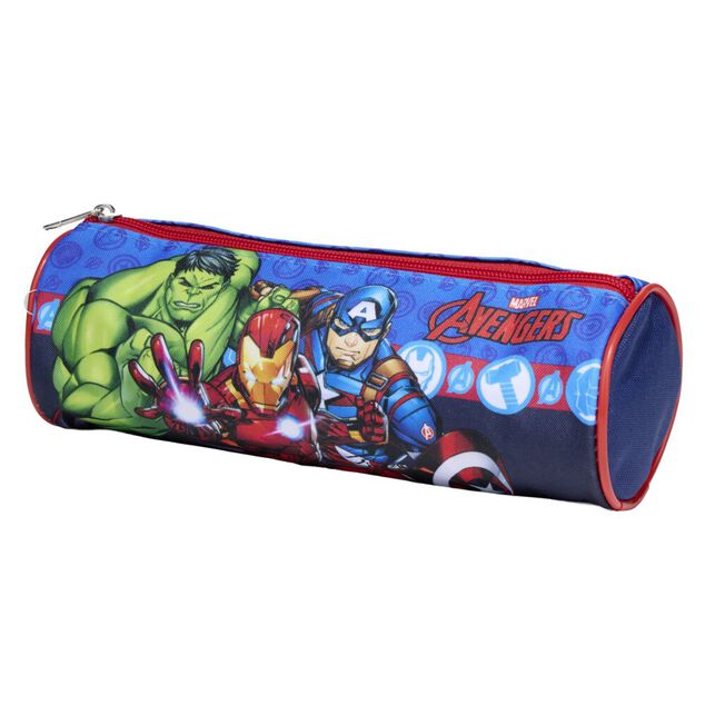 Trousse Marvel Avengers bleue &Oslash;8xL23cm