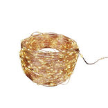 Guirlande lumineuse solaire 400 microled blanc chaud 20 m