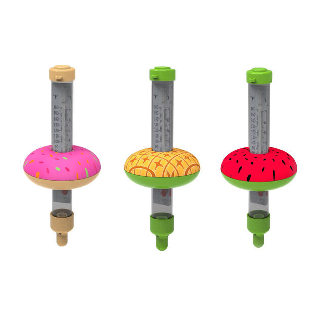 Thermom&egrave;tre forme donut (3 mod&egrave;les)