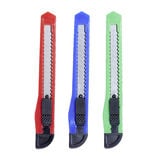 Lot de 3 cutters de précision vert/bleu/rouge