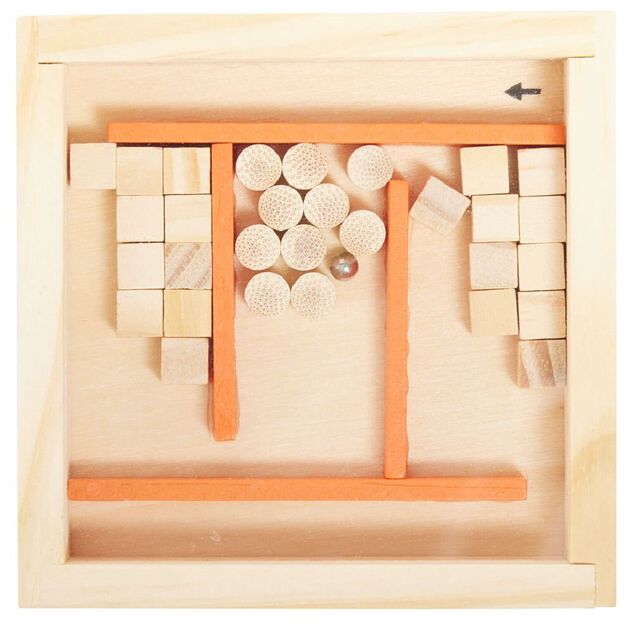 Jeu casse t&ecirc;te en bois - 24 pi&egrave;ces