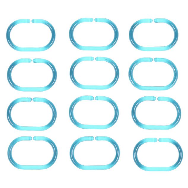 Anneau de douche transparent x12