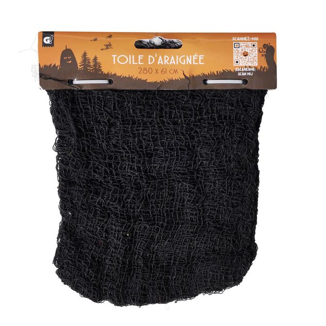 Toile d'araign&eacute;e noire ou blanche Halloween
