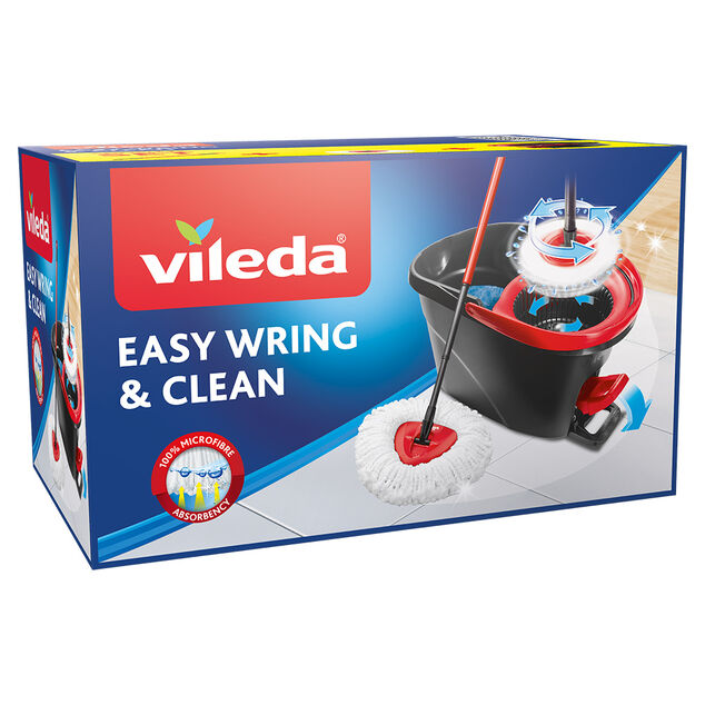Kit easy Vileda Essorer et Nettoyer 100% microfibre