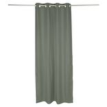 Rideau occultant effet tram&eacute; gris fonc&eacute; 140x240cm