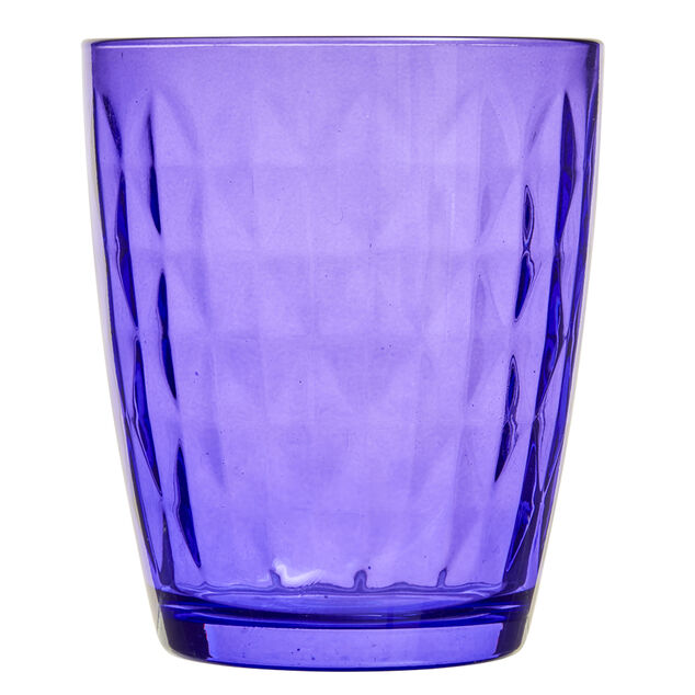 Verre gobelet coloré uni x 4