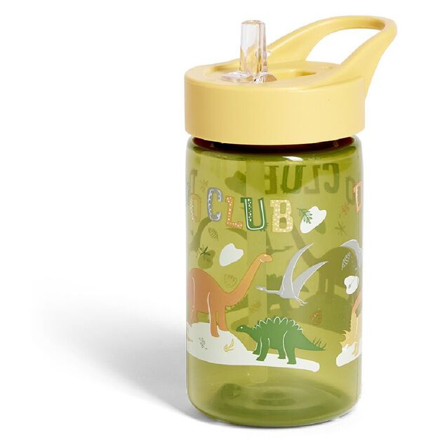 Gourde de camping dinosaure pour enfant plastique vert 43cl
