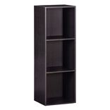 Structure Box Cube 3 cases 35,2x30x103,2cm bois noir