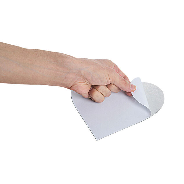 Miroir sticker coeur x 3