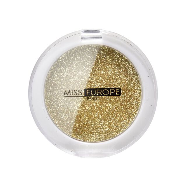 Ombre &agrave; paupi&egrave;re Miss Europe N&deg;07 dor&eacute; paillet&eacute;