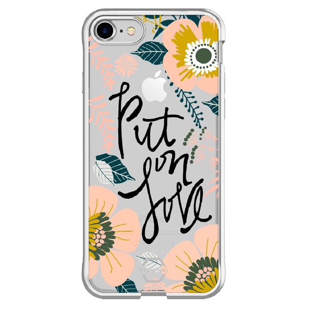 Coque pour IPhone X motif fleur plastique