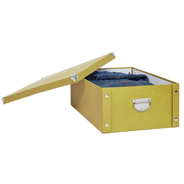 Bo&icirc;te de rangement en carton  - 51x34xH18,5 cm
