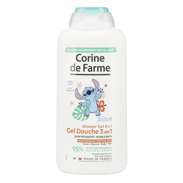 Gel douche enfant Stitch Corine de Farme corps et cheveux 500ml