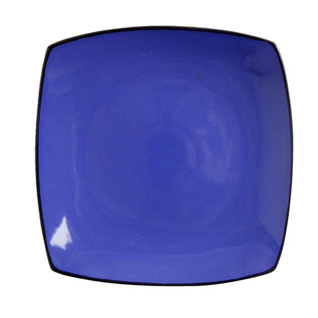 Assiette plate rectangulaire grès 27,5x27,5cm