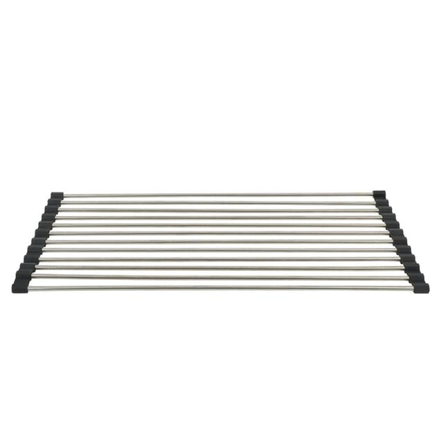 &Eacute;gouttoir en inox et silicone - L.46xl.24cm