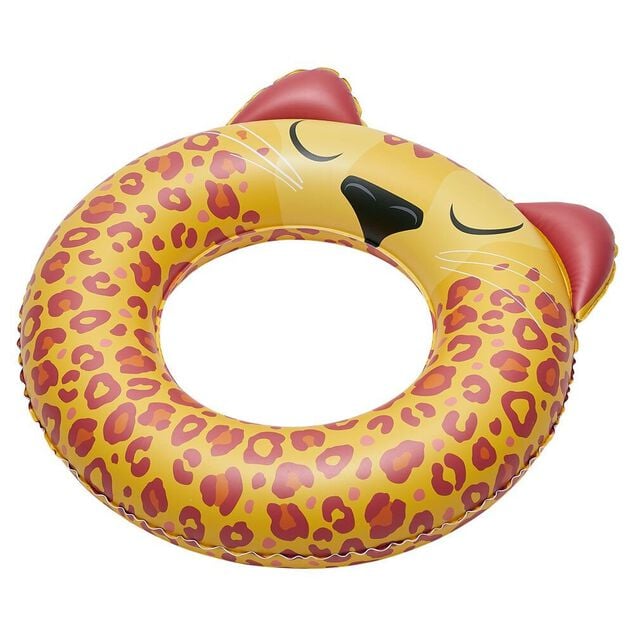 Bou&eacute;e gonflable enfant l&eacute;opard jaune et marron &Oslash;60cm