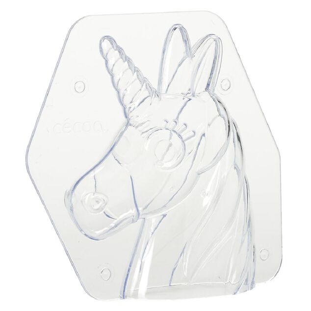 Moule &agrave; chocolat licorne 3D P&acirc;ques