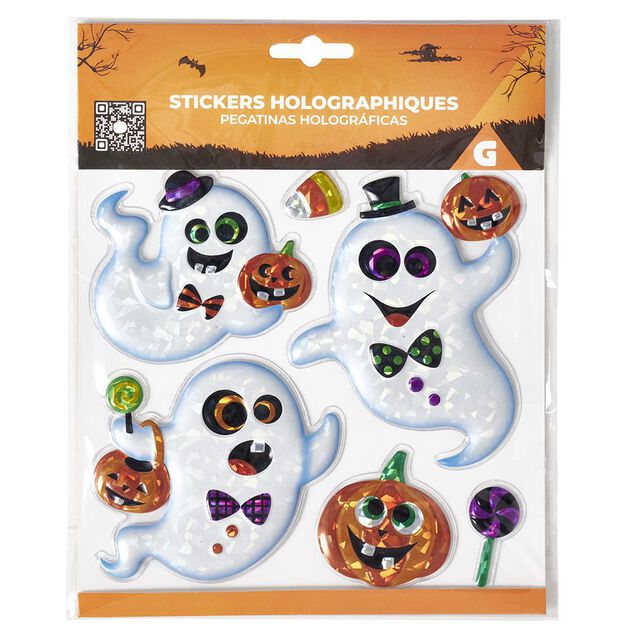 Stickers holographiques Halloween