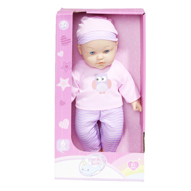 Poupon qui parle rose et violet 6 sons - 2 mod&egrave;les