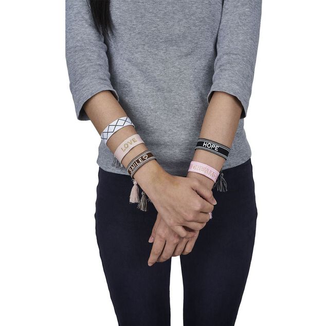 Bracelet en tissu design