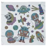 Planche de stickers &agrave; diamanter