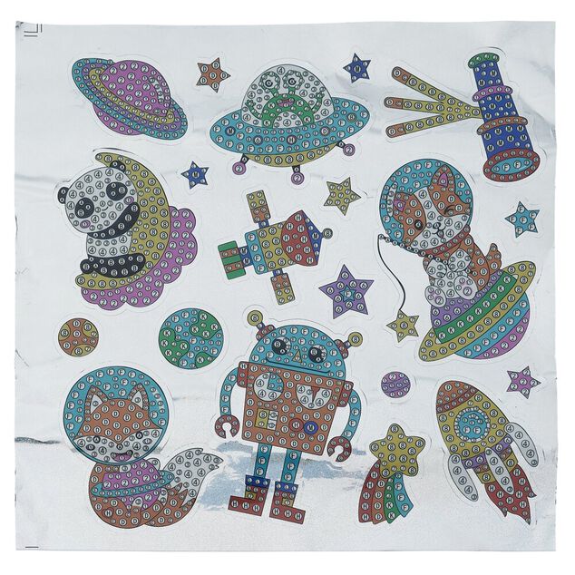 Planche de stickers &agrave; diamanter