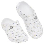 Sabots Hipps Femme plastique blanc motif tricolore T40/41