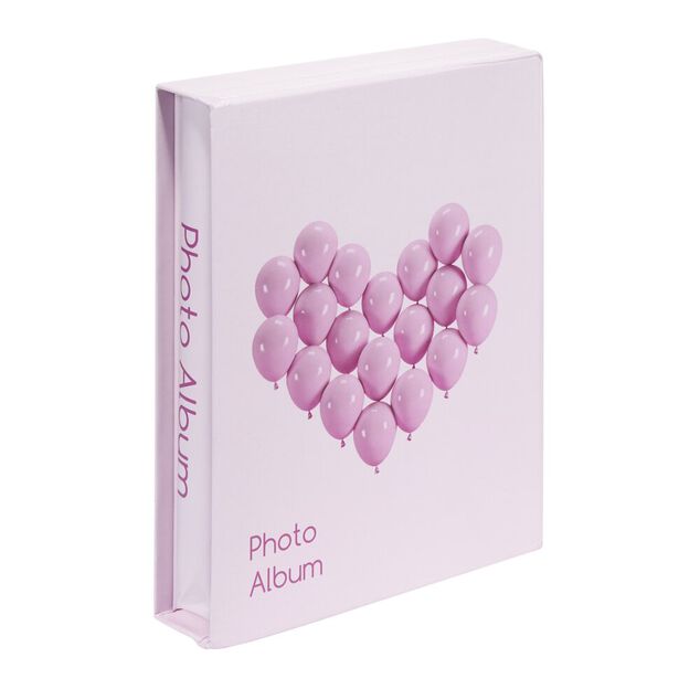 Album photo motif fleur 21x26cm - 2 mod&egrave;les rouge ou bleu