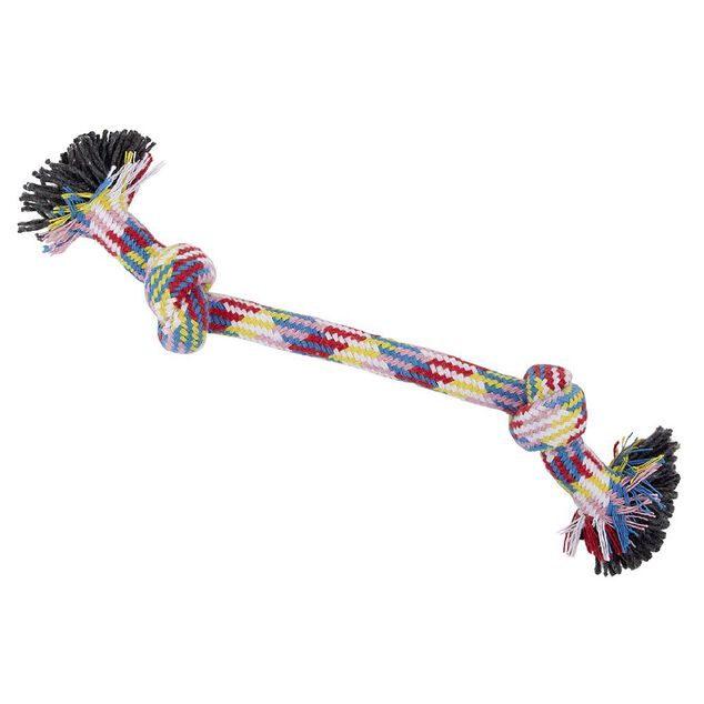 Jouet pour chien Corde &agrave; 2 noeuds L.28 cm