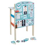 Stand vétérinaire 2-en-1 en bois certifié FSC®