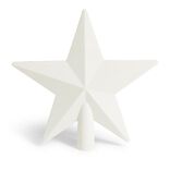 Cimier &eacute;toile blanc 20x20cm