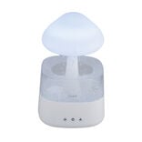 Humidificateur arbre &agrave; nuage lumineux 7 couleurs brume et pluie &Oslash;17xH26,5cm